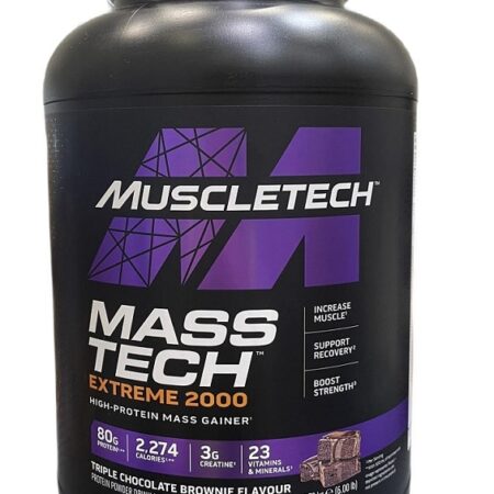 Mass-Tech Extreme 2000, Triple Chocolate Brownie (EAN 631656259681) - 2720 grams