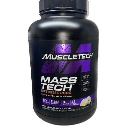 Mass-Tech Extreme 2000, Vanilla Milkshake - 2720 grams
