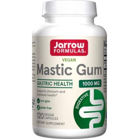 Complément alimentaire Mastic Gum, santé digestive, végan.