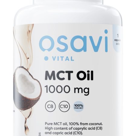 Flacon d'huile MCT Osavi 1000 mg.