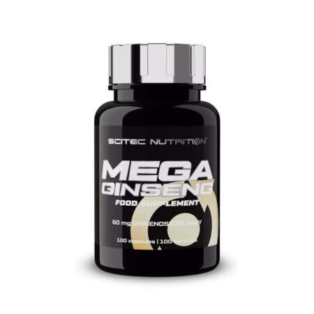 Pot de complément alimentaire Mega Ginseng.