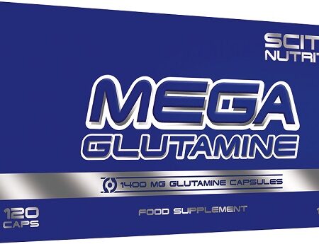 Complément alimentaire Mega Glutamine Scitec Nutrition.