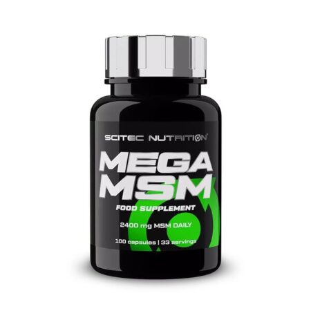 Pot de complément alimentaire Scitec Nutrition Mega MSM.