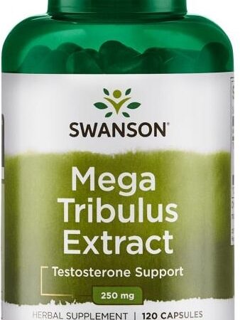 Bouteille de complément Tribulus pour testostérone.