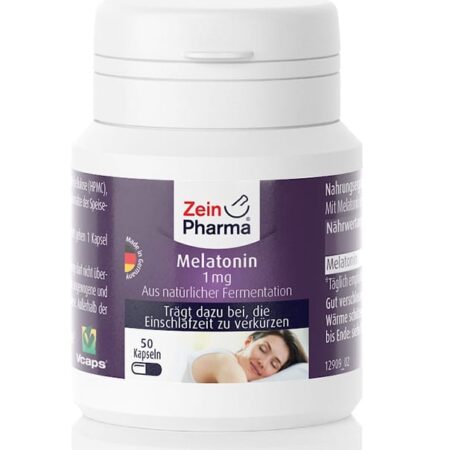 Pot de mélatonine 1mg, Zein Pharma, sommeil.