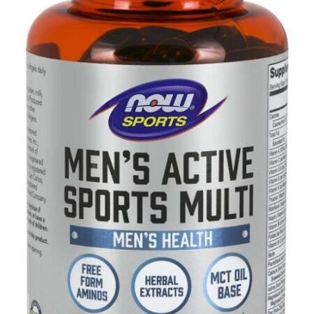 Multivitamines pour hommes actifs NOW Sports.