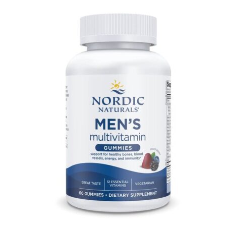 Multivitamines pour hommes, Nordic Naturals, gommes, supplément.