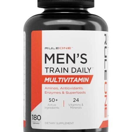 Pot multivitamines pour hommes, compléments alimentaires.