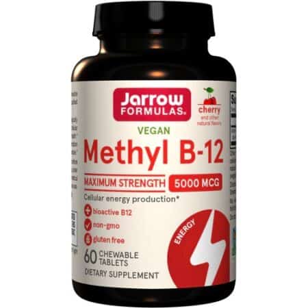 Flacon de complément alimentaire Methyl B-12.