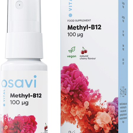 Complément alimentaire végan Methyl-B12 en spray.
