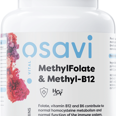 Complément alimentaire végan MethylFolate et Methyl-B12.