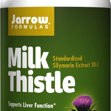 Flacon "Milk Thistle" complément alimentaire végan.