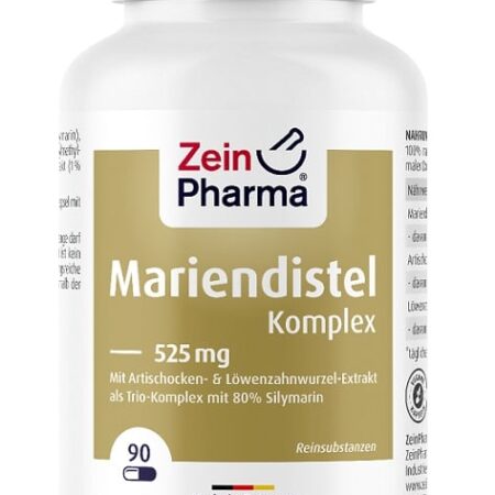 Flacon Zein Pharma Chardon-Marie Complex 525 mg.