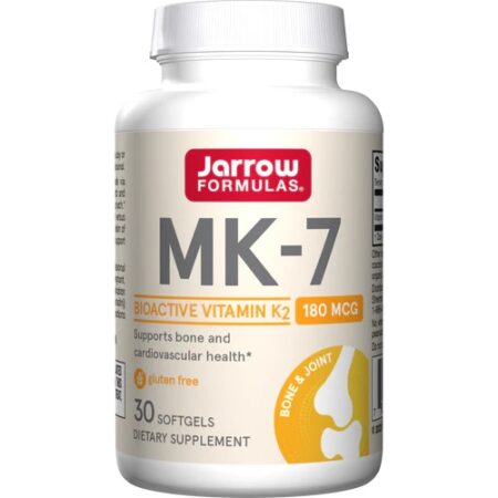 Supplément de vitamine K2 MK-7, 180 mcg, Jarrow Formulas.