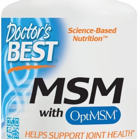 Flacon Doctor's Best MSM, complément pour articulations.