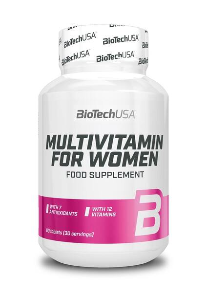 Complément alimentaire multivitamines pour femmes BioTechUSA.