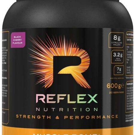 Pot de complément alimentaire Reflex Nutrition Muscle Bomb.