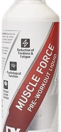 Boisson pré-entraînement MUSCLE FORCE, saveur ananas.