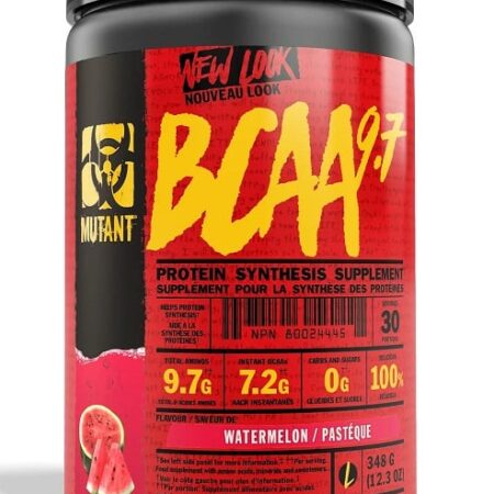 Pot de BCAA Mutant saveur pastèque.