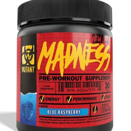 Pot de complément pré-entraînement framboise bleue