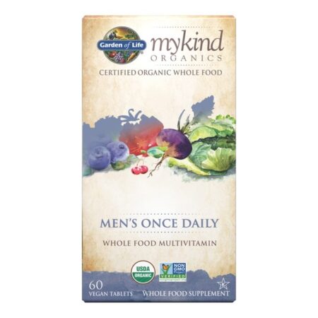 Multivitamines bio quotidiennes pour hommes, Garden of Life.