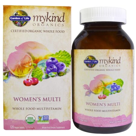 Complément multivitamines bio pour femmes.