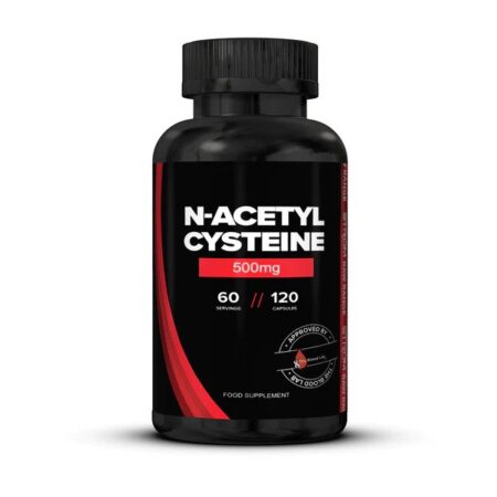 Flacon de N-Acetyl Cysteine 500mg.