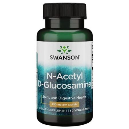 Flacon de supplément N-Acétyl-D-Glucosamine Swanson.