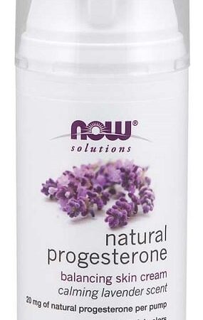 Crème naturelle progestérone, lavande, sans parabènes.