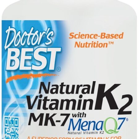Flacon de vitamine K2 naturelle, complément vegan.