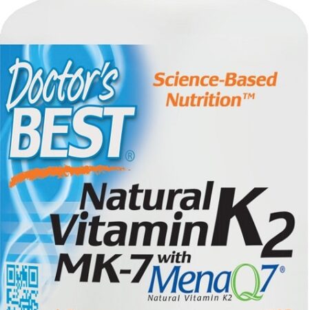 Flacon de vitamine K2 végane Doctor’s Best.