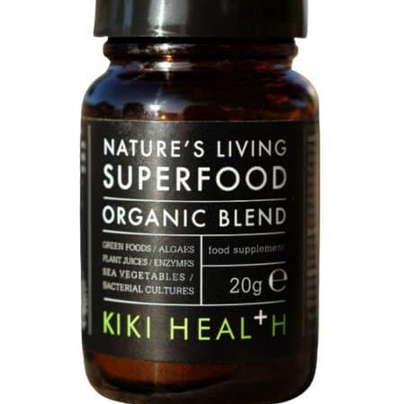 Pot de superaliment biologique Kiki Health.