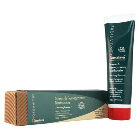 Dentifrice naturel Himalaya Neem et Grenade.