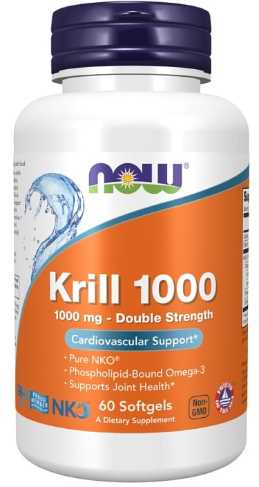 Complément alimentaire Krill 1000mg, santé cardiovasculaire et articulations.
