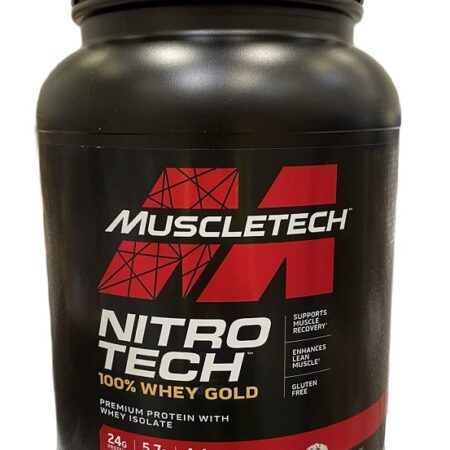 Nitro-Tech 100% Whey Gold, Cookies & Cream (EAN 631656260076) - 908 grams