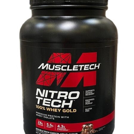 Nitro-Tech 100% Whey Gold, Double Rich Chocolate (EAN 631656260083) - 908 grams