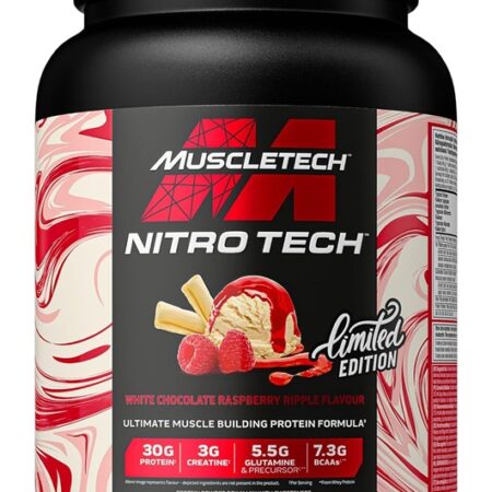 Pot de protéines Nitro Tech Muscletech.