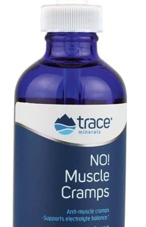 Flacon supplément électrolytes anti-crampes musculaires Trace Minerals.