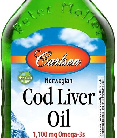 Huile de foie de morue norvégienne Carlson.