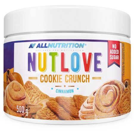 Pâte à tartiner NutLove Cookie Crunch cannelle.