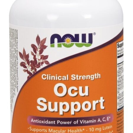 Flacon de complément alimentaire pour la vue Ocu Support.