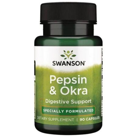 Flacon de complément alimentaire Pepsin & Okra.