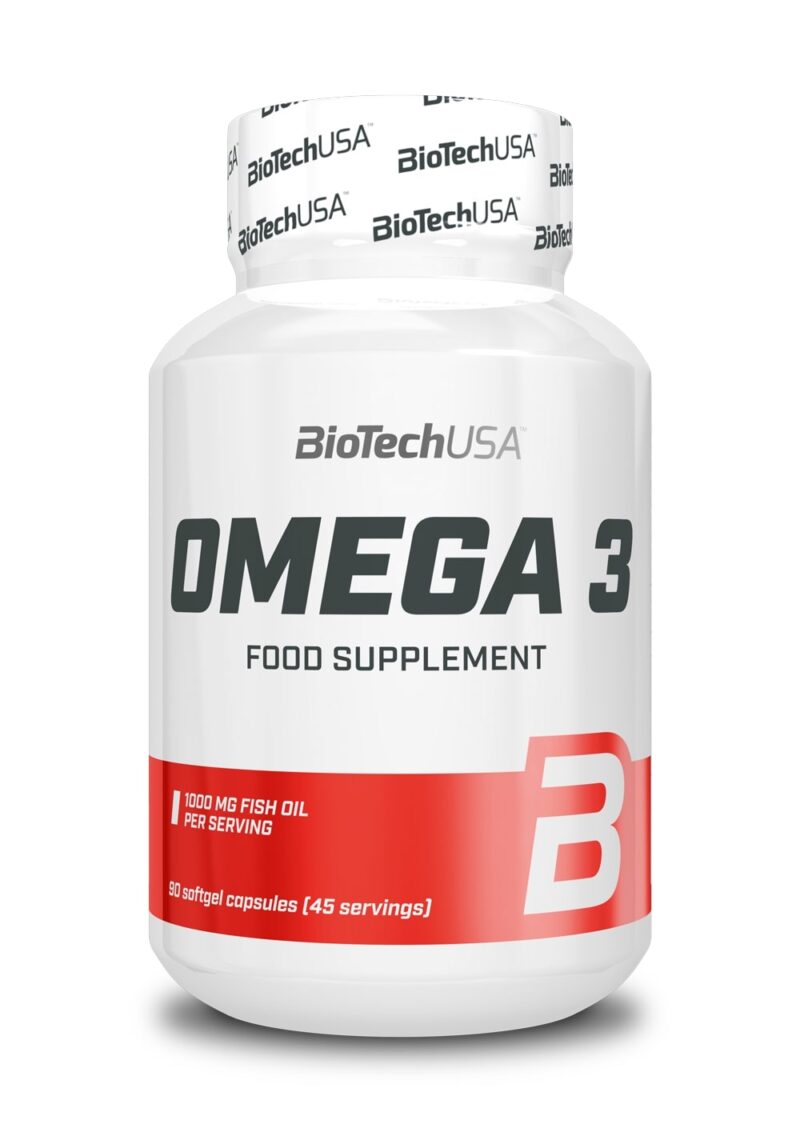 Pot de complément Omega 3 BioTechUSA.