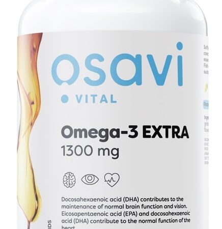 Omega-3 Extra Molecularly Distilled, 1300mg (Lemon) - 180 softgels