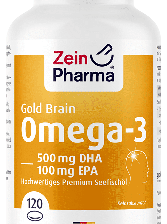 Flacon Omega-3 Zein Pharma, complément alimentaire.