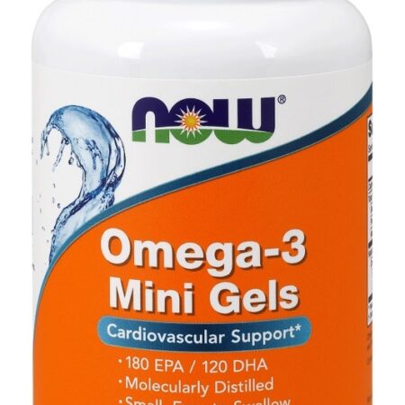 Flacon de gelules Omega-3 Mini Gels