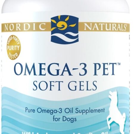 Pot de complément Omega-3 pour chiens, Nordic Naturals.