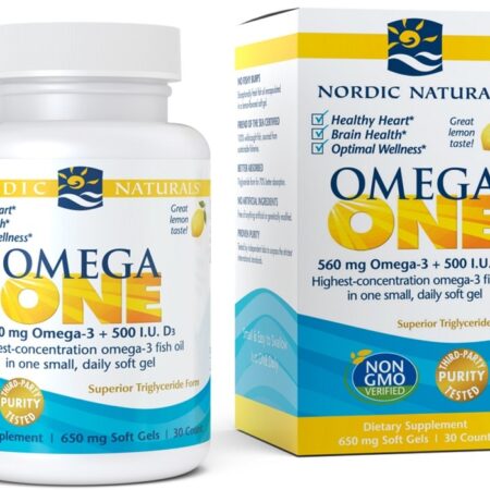 Suppléments Omega-3 et vitamine D3, Nordic Naturals.