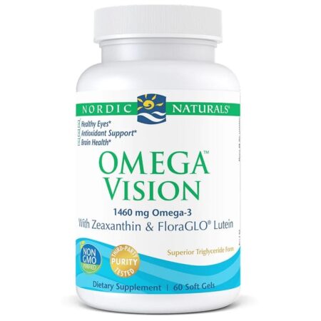Complément Omega-3 Omega Vision, santé oculaire, antioxydant.