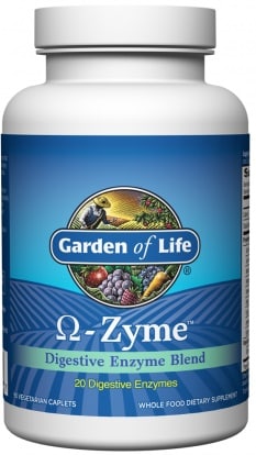 Complément enzymatique digestif Omega-Zyme Garden of Life.